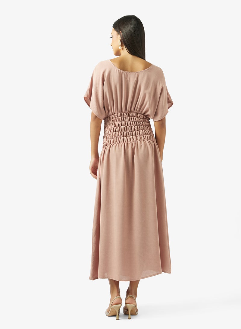 هيا كلوزيت عباية مكشكشة بأكمام واسعة - Image 2